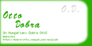 otto dobra business card