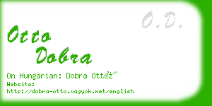 otto dobra business card